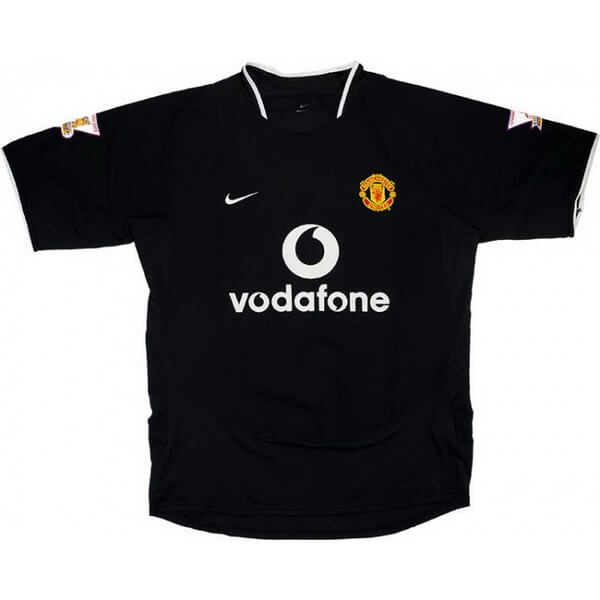 Tailandia Camiseta Manchester United 2nd Retro 2003 2005 Negro